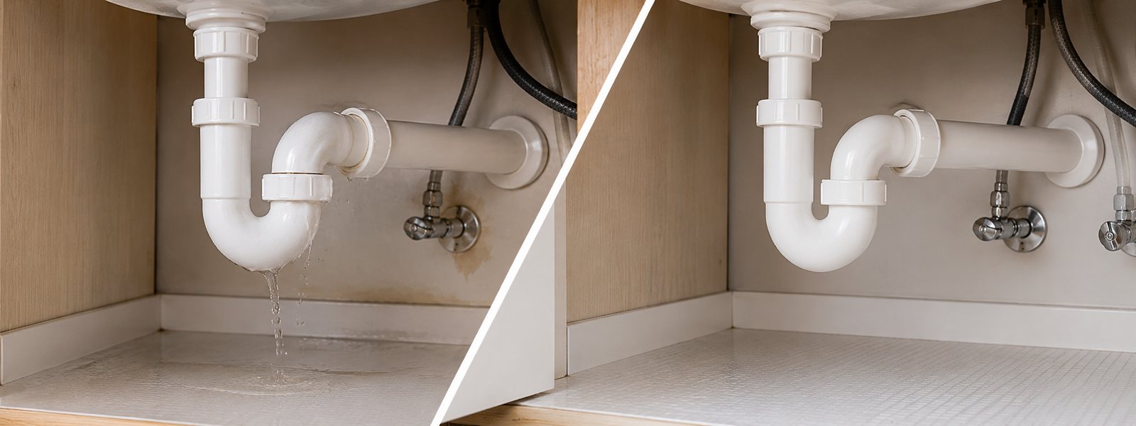 Before and after — our work