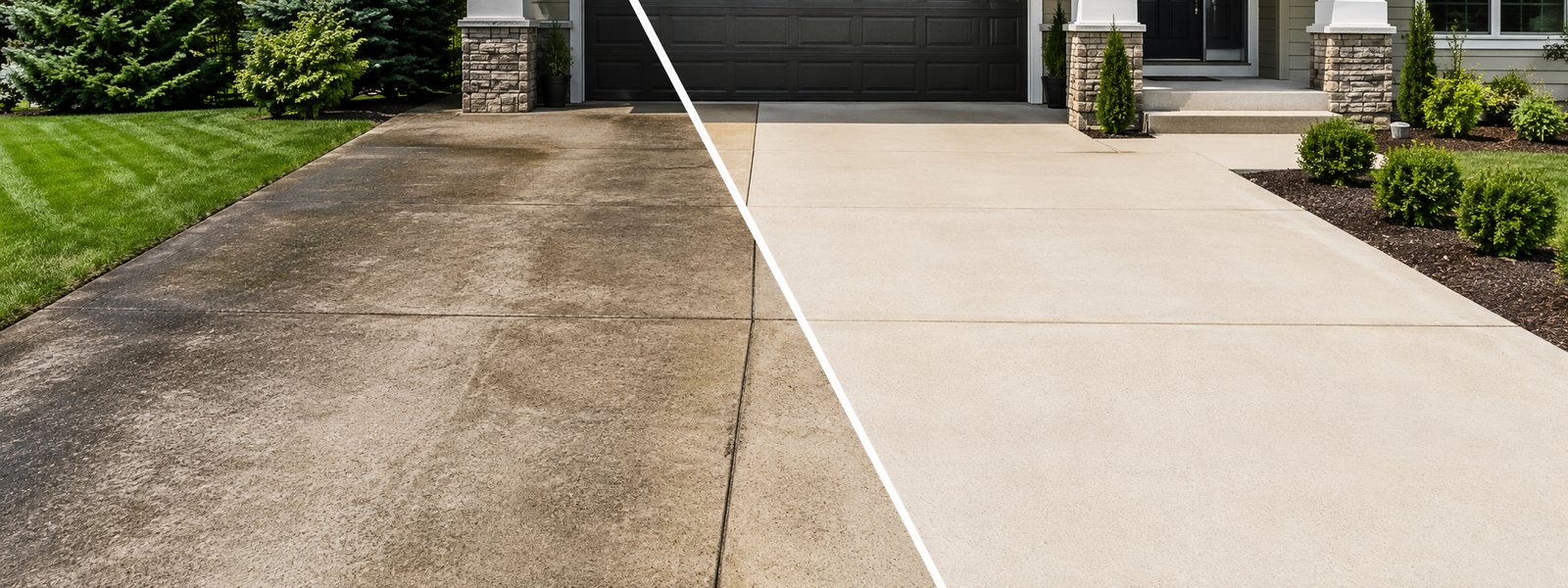 Before and after — our work